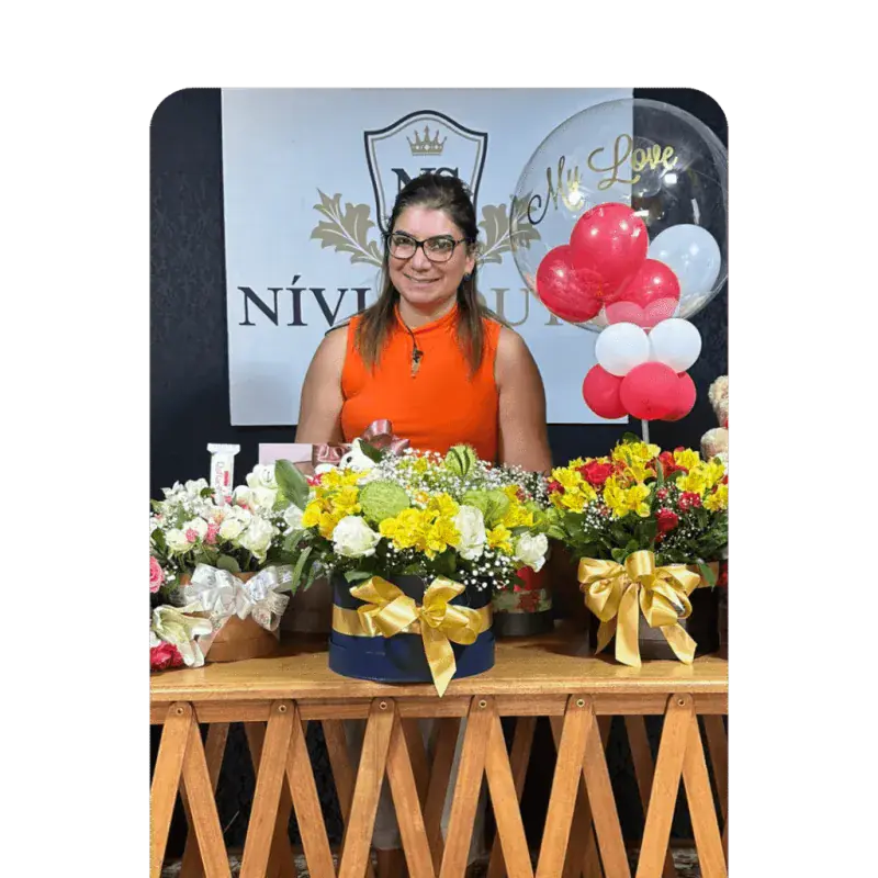Nívia Souto, instrutora do curso Decora Bubble